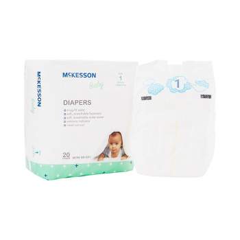 McKesson Baby Diapers, Disposable, Moderate Absorbency, Size 1