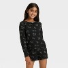 Girls' Long Sleeve Waffle Knit Pajama Set - Cat & Jack™ - 3 of 4