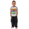 Seven Times Six DC Comics Boys' Justice League Superhero Lineup Collectible Raglan T-Shirt Grey - 2 of 4