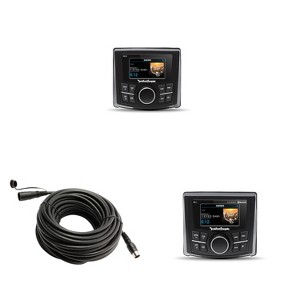 Rockford Fosgate PMX-2 Marine Media Receiver with 2.7” Color Display with PMX-1R 2.7” Wet Bonded Ipx6 Color Wired Remote and PMX50C 50 Ft Extension... - 1 of 4