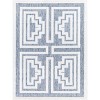 Hauteloom Yves Blue Outdoor Rug - 3 of 4