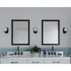 Progress Lighting Anjoux 1-Light Wall Sconce, Silver Ridge, Clear Water Glass Shade - 3 of 3