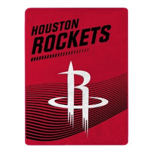 Sweet Home Collection NBA Houston Rockets Microfiber Plush Throw Blanket - 1 of 4