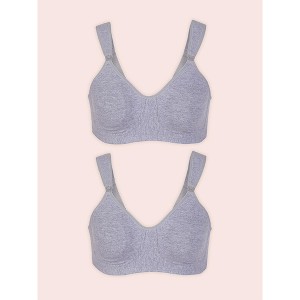 Leading Lady Women's The Vivien - Sport Wireless Nursing Bra 2-Pack (4388-2pk) - 1 of 4