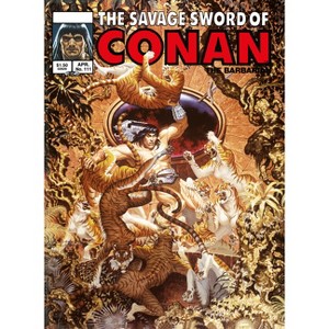 The Savage Sword of Conan: The Original Comics Omnibus Vol.8 - (Savage Sword of Conan Omnibus) by  Michael Fleisher & Larry Yakata (Hardcover) - 1 of 1