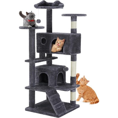 Heybly 54-Inch Cat Tree Tower – Multi-Level with Sisal Scratching Post