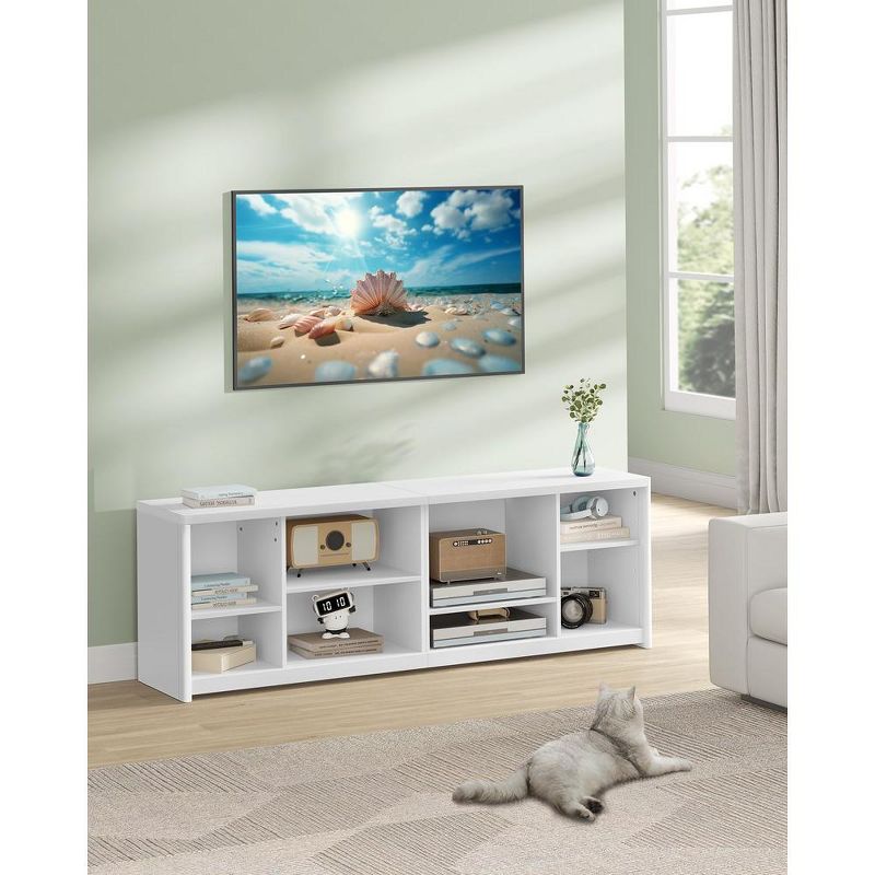 VASAGLE TV Stand for TVs up to 75 Inches, Entertainment Center with Storage Shelves, TV Console Table, Easy to Assemble, TV Cabinet, 3 of 6