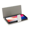 Reiko iPhone X/iPhone XS Genuine Leather Wallet Case with RFID Card Protection in Ivory - 2 of 4