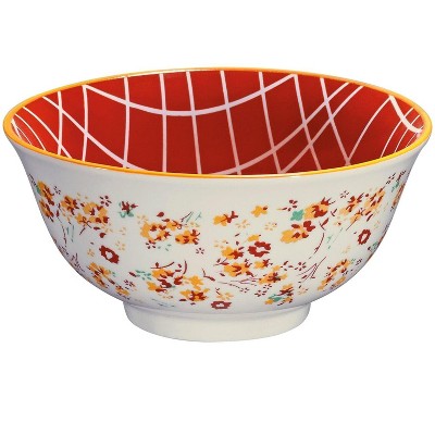 Cilio "Flowers" Porcelain Bowl, 17 fl. oz., 6" dia., Set of 6