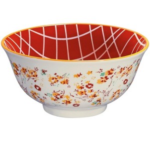 Cilio "Flowers" Porcelain Bowl, 17 fl. oz., 6" dia., Set of 6 - 1 of 4