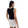 Womens Crochet Tops Summer Vacation Outfits Beach Fashion 2025 Cute Casual Clothes Spring Tie Front Sweater Vest - 3 of 4