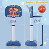 Costway 4-In-1 Kids Adjustable Basketball Hoop Goal Toy W/Ring Toss Sticky Ball Golf Set - 3 of 4