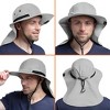 SUN CUBE Sun Hat for Men, Wide Brim Fishing Hat Neck Flap Cover Men, Women, Hiking, Camping, Sun Protection UV, Gardening - 4 of 4