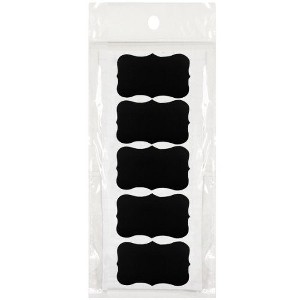 Wrapables Set of 50 Chalkboard Labels / Chalkboard Stickers - 1 of 4