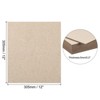 Unique Bargains Thick Sturdy Book Binding Cover Chipboard Sheets 10 Pcs - 2 of 4