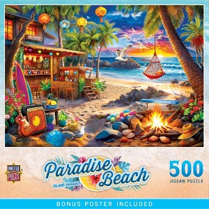 MasterPieces 500 Piece Jigsaw Puzzle for Adults - Island Hangout - 15"x21" - 1 of 4