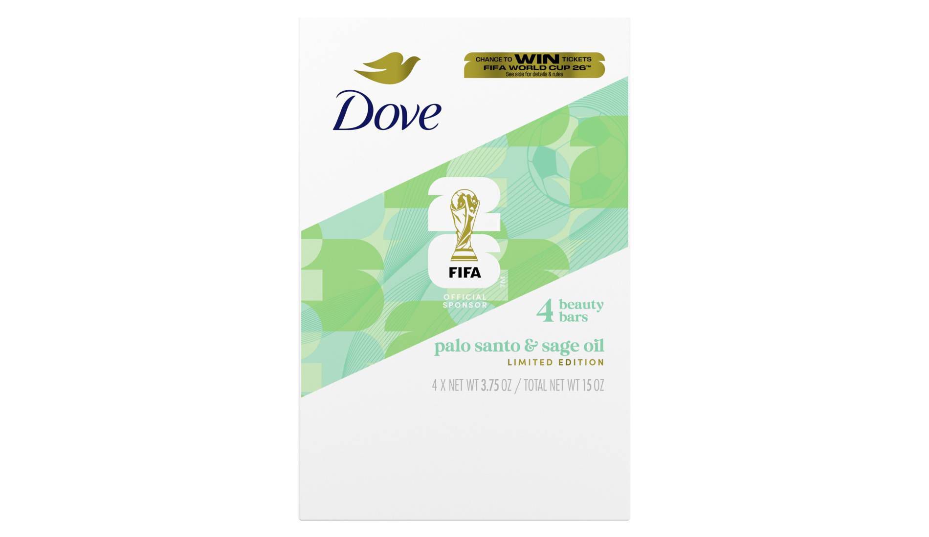 Dove Beauty Bar Soap - Palo Santo + Sage Oil - 3.75oz/4pk: Moisturizing, Nourishing, Paraben-Free, Recommended for Normal to Dry Skin