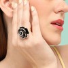 SOHI Women Black Ring - 3 of 3