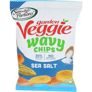 Sensible Portions Sea Salt Garden Veggie Wavy Chips - Case of 8 - 12 oz - 1 of 1