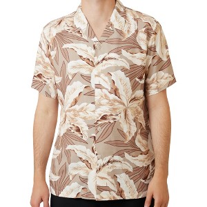 Precedent Men's Floral Short Sleeve Button-Down Shirt - 1 of 4