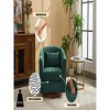 28.35"Swivel Accent Chair , Sofa Chairs with Wood Base Side - 3 of 4