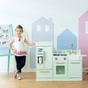 Teamson Kids Little Chef Charlotte All-in-One Modern Modular Pretend Play Kitchen with Accessories, Ice Dispenser, Oven, Microwave, Mint/Gold - 4 of 4