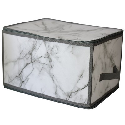 large grey storage box