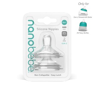 Silicone Anti-Colic Baby Bottle Nipples - 1 of 4