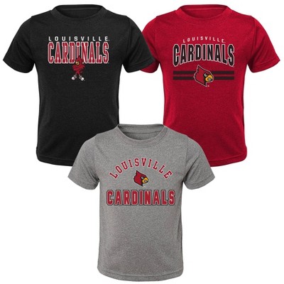 NCAA Louisville Cardinals Boys' Short Sleeve Toddler Jersey - 3T