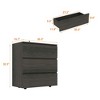 Famapy 3 - Drawer Cabinet Dresser Chest,Large Nightstand: Sleek Design, Ample Storage–Ideal for Home - 4 of 4
