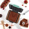 Dash Deluxe No-Drip Waffle Iron Maker Machine 1200W + Hash Browns, or Any  Breakfast, Lunch, & Snacks with Easy Clean, Non-Stick + Mess Free Sides