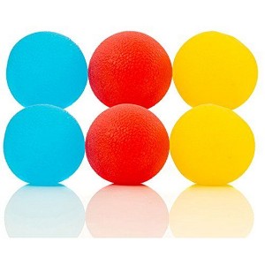 Impresa 6-Pack of Stress Relief Balls - Tear-Resistant Stress Ball, Non-Toxic, BPA/Phthalate/Latex-Free (Colors as Shown) - 1 of 4