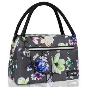 OPUX Lunch Box Women, Insulated Bag Girls School Kids Teen, Cute Small Soft Cooler Tote Adult Work Office, Reusable Medium Purse Pail - 1 of 4