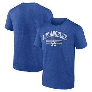 MLB Los Angeles Dodgers Men's Bi-Blend Short Sleeve T-Shirt - 1 of 3