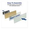 Avery The Mighty Badge Name Badge Holder Kit, Horizontal, 3 x 1, Laser, Gold, 50 Holders/120 Inserts - 2 of 4