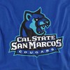 California State University San Marcos Distressed Primary Logo Kids T-Shirt For Youth Royal Blue - 2 of 4