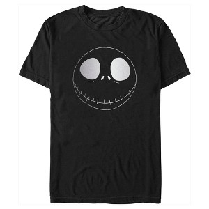 Men's The Nightmare Before Christmas Minimalist Jack Face T-Shirt - 1 of 4