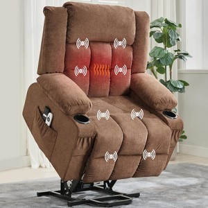 Large Lift Chair with Massage and Heat, Power Lift Recliner Chair for Elderly Big and Tall Adults - 1 of 4