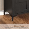 71" Tall Kitchen Pantry Cabinet, 5 Tier Freestanding Food Storage Cabinet with 4 Doors and Adjustable Shelves - 3 of 4