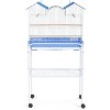 Prevue Pet Products 447 Bird Cage Stand for 26" x 14" Base Flight Cages, White - 3 of 4