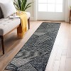 World Rug Gallery Contemporary Distressed Geometric Indoor Area Rug - 2 of 4