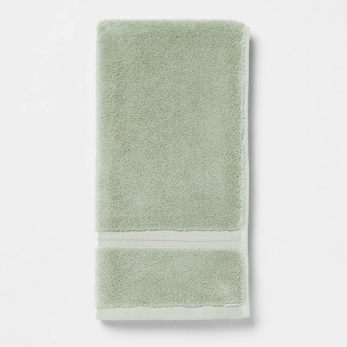 Plush Mint Green Hand Towel