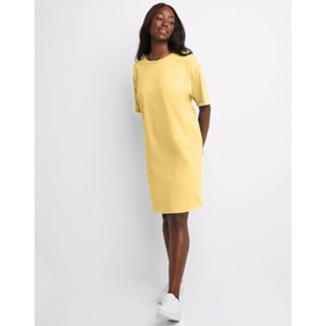 Hanes Essentials Women's T-Shirt Dress, Cotton - 1 of 4