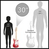 Ashthorpe 30-Inch Beginner Electric Guitar with Amplifier, Kids Basic Starter Kit with Gig Bag and Accessories - 2 of 4
