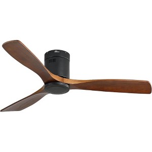 52 Inch Ceiling Fan Without Lights Flush Mount Ceiling Fan with Remote Control - 1 of 1