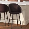Taylor & Logan 42" Brida Faux Leather Barstool - 4 of 4