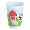 Blue Panda 16 Pack 16 oz Farm Animal Cups for Birthday Supplies, Barnyard Party Favors (Plastic) - 4 of 4