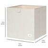 3 Sprouts Recycled Fabric Storage Cube - 13" - Solid Green - 2 of 3