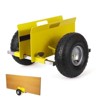 Slab Dolly with 10" Rubber Inflatable Tires,Panel Dolly 600 Lbs Capacity,Adjustable Drywall Mover for Drywall Sheets Door Transport All Terrain - 2 of 4
