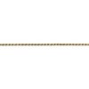 Black Bow Jewelry 1.3mm, 14k Yellow Gold, Diamond Cut Rope Chain Anklet or Bracelet - 2 of 4